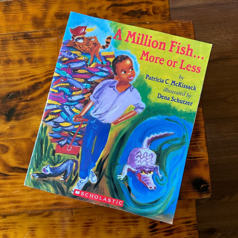 Vintage 1992 Scholastic A Million Fish... More Or Less Paperback Book